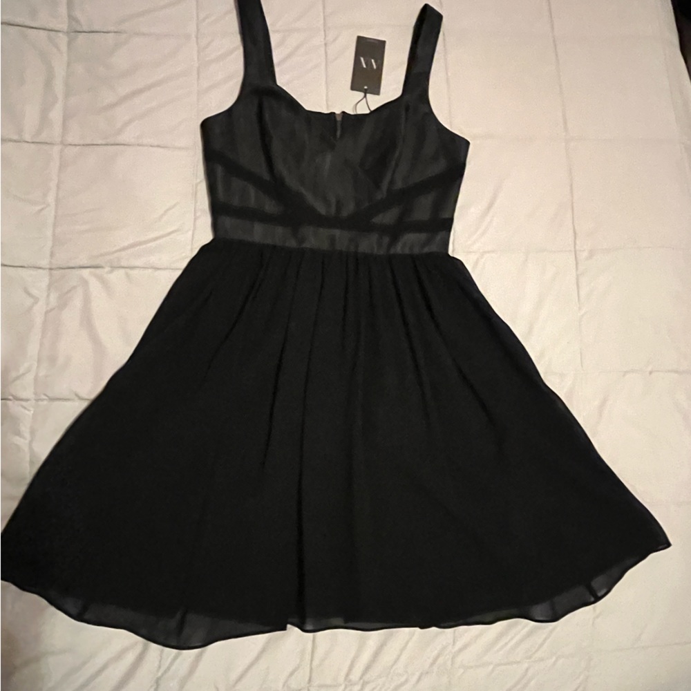 Armani exchange black cocktail dress